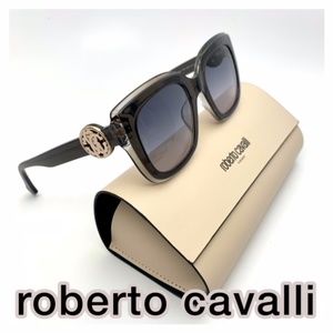 ROBERTO CAVALLI 51mm SQUARE GROSSETTO SUNGLASSES